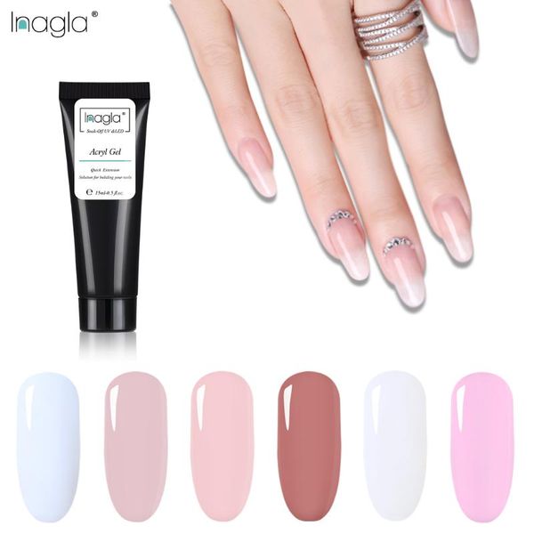 inagla 15ml nail builder gel polish varnish 6 colors for nail extension uv gel led sculpting hard poly lacquer manicure tool, Red;pink
inagla 15ml nail builder gel polish varnish 6 colors for nail extension uv gel led sculpting hard poly lacquer manicure tool, Red;pink