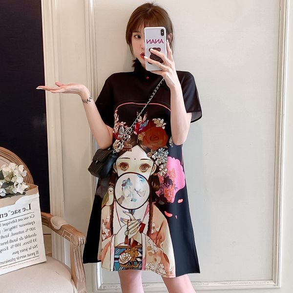 с коротким рукавом беременных женщин cheongsam платье бленда хлопка китайский стиль стенд воротник дизайн материнства платье беременности zl, White
с коротким рукавом беременных женщин cheongsam платье бленда хлопка китайский стиль стенд воротник дизайн материнства платье беременности zl, White