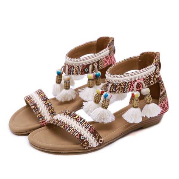 ethnic women's sandals boho rhinestone vacation beach seaside roman shoes plataformas mujer sandalias casual womans shoes, Black
ethnic women's sandals boho rhinestone vacation beach seaside roman shoes plataformas mujer sandalias casual womans shoes, Black