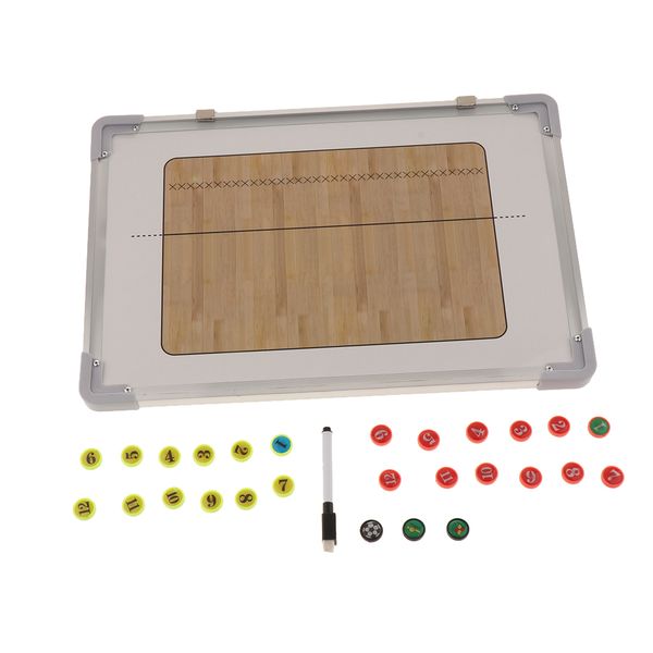 volleyball coaching board dry erase teaching clipboard hanging coaches strategy training aids coaching tool with marker pen, Red;blue
volleyball coaching board dry erase teaching clipboard hanging coaches strategy training aids coaching tool with marker pen, Red;blue