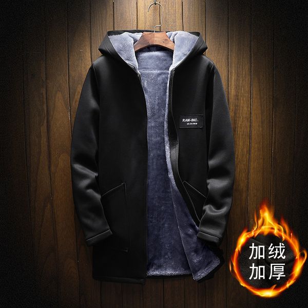 2019 autumn and winter new style men's duster korean-style trend of fashion brushed and thick mid-length cotton coat trench coat, Tan;black
2019 autumn and winter new style men's duster korean-style trend of fashion brushed and thick mid-length cotton coat trench coat, Tan;black
