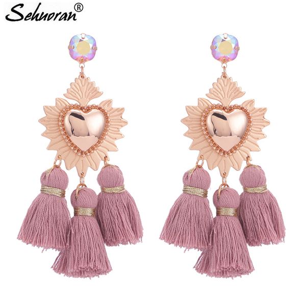 sehuoran tassel earrings for woman brincos are big earrings long pendients boho wedding fashion jewelry oorbellen gifts, Silver
sehuoran tassel earrings for woman brincos are big earrings long pendients boho wedding fashion jewelry oorbellen gifts, Silver