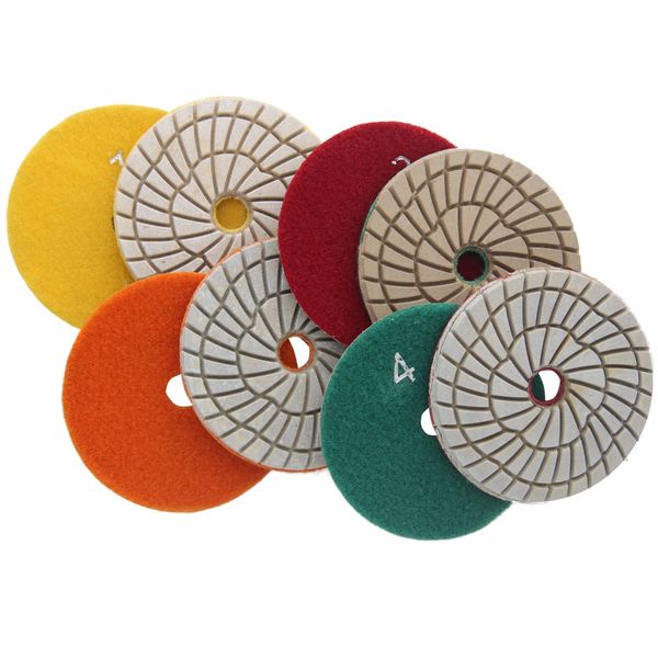 4 step polishing pad 4 inch 100mm abrasive disc wheel diamond tool for stone marble granite tile flexible grinding
4 step polishing pad 4 inch 100mm abrasive disc wheel diamond tool for stone marble granite tile flexible grinding