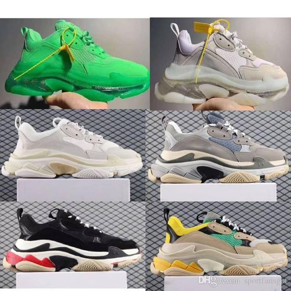 2019 paris triple s clear bottom designer shoes luxury low sneakers triple s men's and women daddy platform sports trainers shoes 36-45, Black
2019 paris triple s clear bottom designer shoes luxury low sneakers triple s men's and women daddy platform sports trainers shoes 36-45, Black