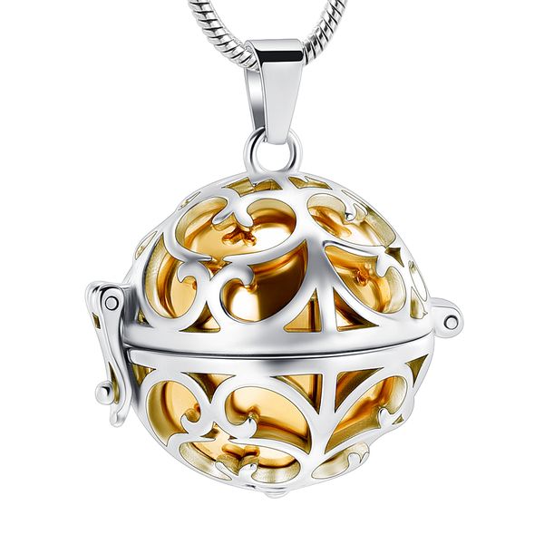 ijd20003 hollow ball stainless steel cremation jewelry with mini urn for ashes for women men memorial pendant necklace- engrave, Silver
ijd20003 hollow ball stainless steel cremation jewelry with mini urn for ashes for women men memorial pendant necklace- engrave, Silver