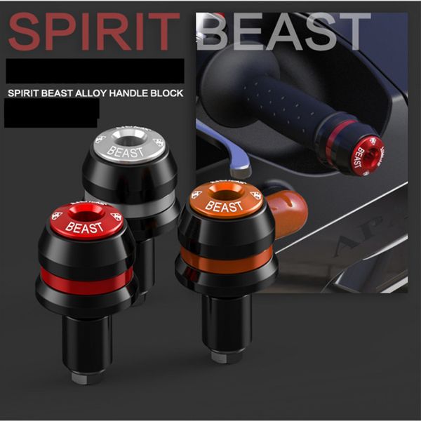 general spirit beast motorcycle handlebar grip aluminum alloy balance handlebar end modified decorative accessories
general spirit beast motorcycle handlebar grip aluminum alloy balance handlebar end modified decorative accessories