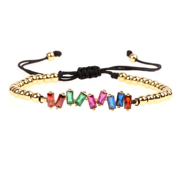 link, chain products copper plated round beads bracelets micro pave color zircon bracelet-style elegant crystal braided bracelet, Black
link, chain products copper plated round beads bracelets micro pave color zircon bracelet-style elegant crystal braided bracelet, Black