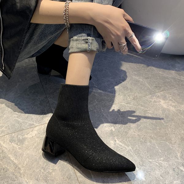 black pink socks knitted stretch women's ankle 2019 elegant pointed toe mid boots ladies booties metal heel mx200324
black pink socks knitted stretch women's ankle 2019 elegant pointed toe mid boots ladies booties metal heel mx200324