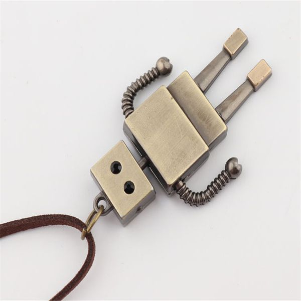 fashion brown vintage retro robot pendant necklace machine wheel steampunk robot retro copper leather rope jewelrypendant, Silver
fashion brown vintage retro robot pendant necklace machine wheel steampunk robot retro copper leather rope jewelrypendant, Silver