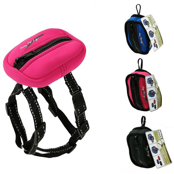 pet dog harness reflective vest dog harness reversible bag outdoor training leash with harness set for small medium dogs
pet dog harness reflective vest dog harness reversible bag outdoor training leash with harness set for small medium dogs