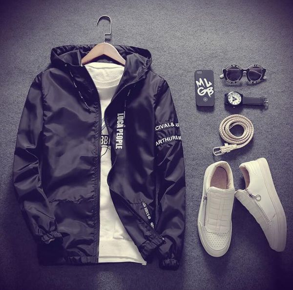 zipper fashion jacket windbreaker letter print men women jackets designer coats mens jackets new male clothing autumn, Black;brown
zipper fashion jacket windbreaker letter print men women jackets designer coats mens jackets new male clothing autumn, Black;brown