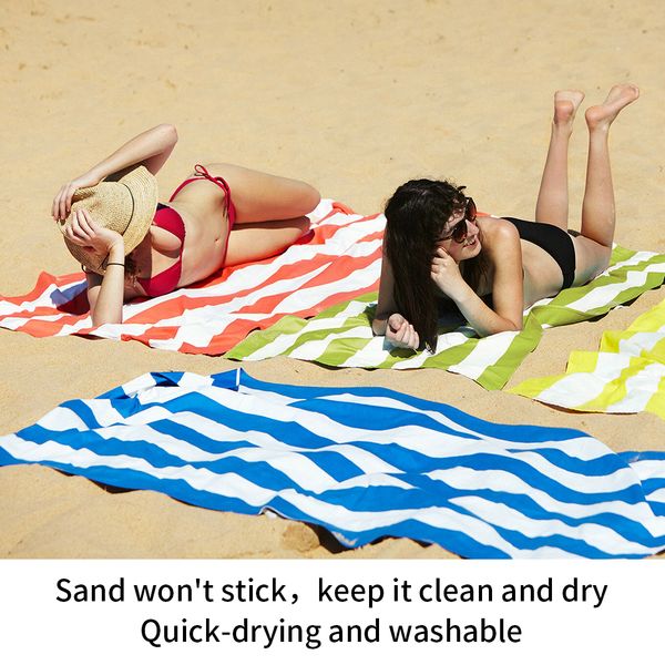 microfibre beach towel striped printed sport yoga towel quick dry women cover ups travel soft beachwear 70x90cm, Blue;gray
microfibre beach towel striped printed sport yoga towel quick dry women cover ups travel soft beachwear 70x90cm, Blue;gray