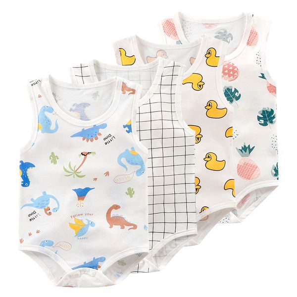 summer sleeveless baby clothing rompers 0-24month newborn infant baby boy girl clothes cartoon printing outfit jumpsuit, White
summer sleeveless baby clothing rompers 0-24month newborn infant baby boy girl clothes cartoon printing outfit jumpsuit, White