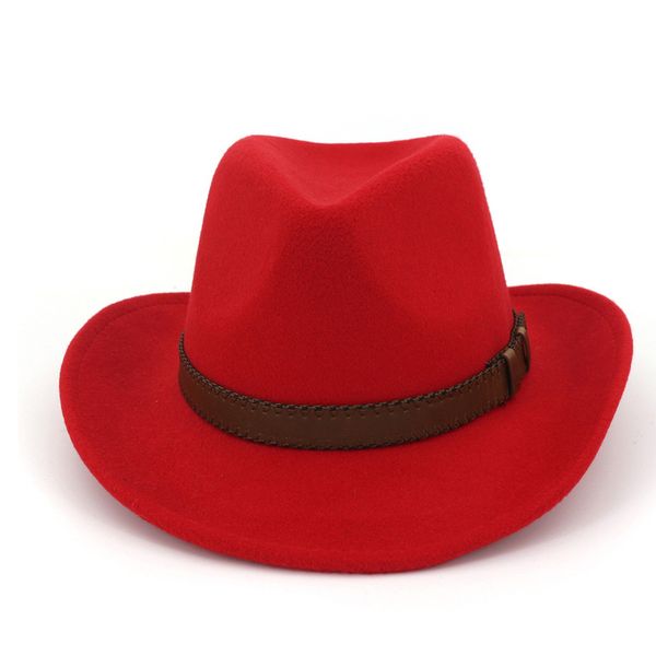 men women wool western cowboy hat with punk belt outdoor travel sombrero hombre hat size 56-58cm, Blue;gray
men women wool western cowboy hat with punk belt outdoor travel sombrero hombre hat size 56-58cm, Blue;gray