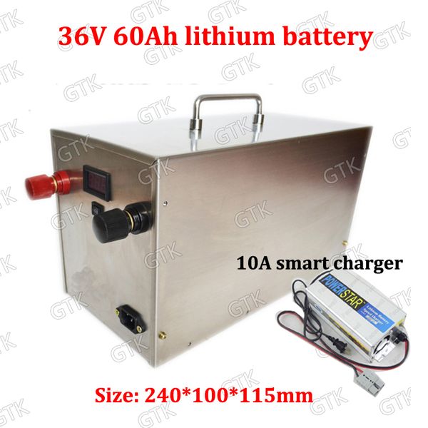36v 60ah lithium battery li ion 50a bms for 1800w tricycle bicycle ups e-moped bike scooter +10a charger
36v 60ah lithium battery li ion 50a bms for 1800w tricycle bicycle ups e-moped bike scooter +10a charger