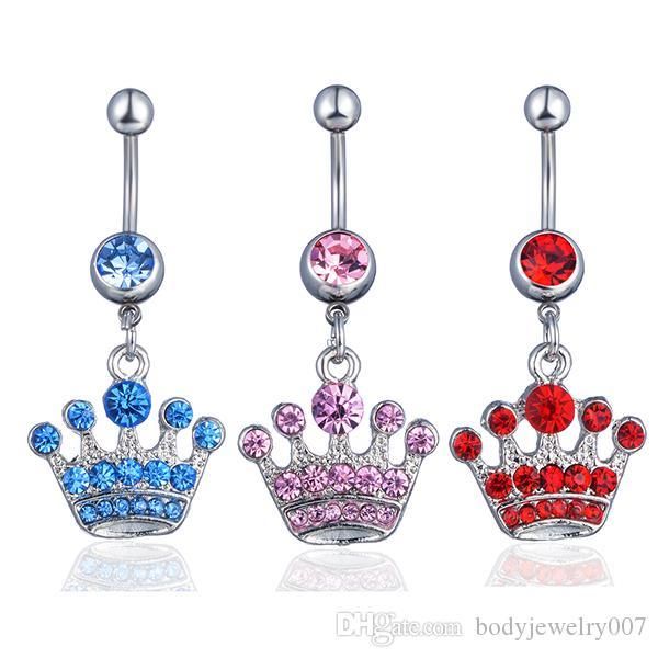 d0150 ( 5 colors ) crown style belly button navel rings body piercing jewelry dangle accessories fashion charm (10pcs lot) jfc-0627, Silver
d0150 ( 5 colors ) crown style belly button navel rings body piercing jewelry dangle accessories fashion charm (10pcs lot) jfc-0627, Silver