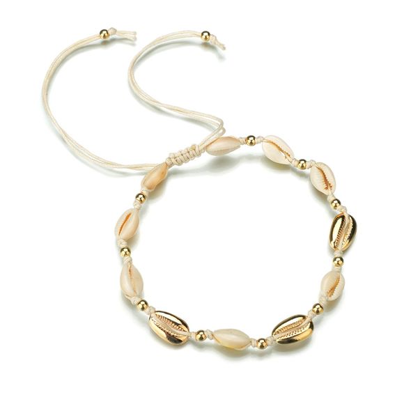 wholesale-new fashion gold color cowrie shell necklace charm rope chain natural seashell choker necklace for girls gift, Silver
wholesale-new fashion gold color cowrie shell necklace charm rope chain natural seashell choker necklace for girls gift, Silver