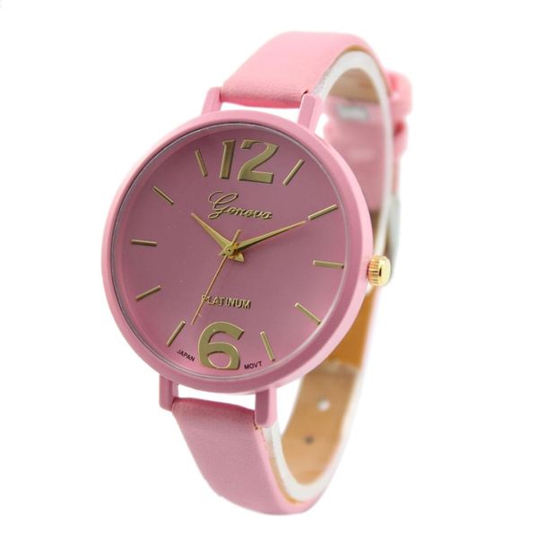 

2019 lady woman wrist watches ladies watches montre femme geneva quartz watch women clock reloj mujer elegant #d, Slivery;brown