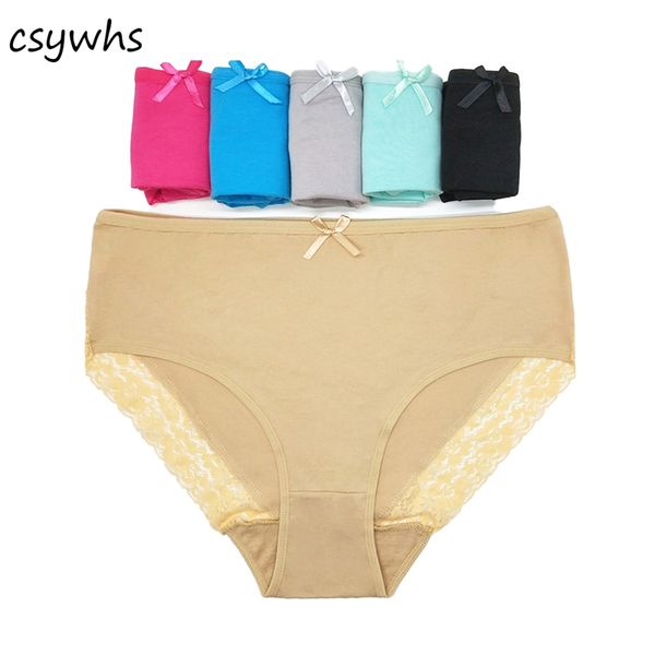 csywhs plus size women panties cotton lace briefs high waist elastic panty lady underwear underpants for girls 6pcs 2xl-4xl, Black;pink
csywhs plus size women panties cotton lace briefs high waist elastic panty lady underwear underpants for girls 6pcs 2xl-4xl, Black;pink