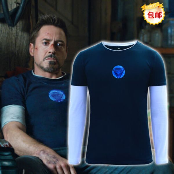 new marvel superhero iron man3 tony stark arc reactor t-shirt mens, Black;red
new marvel superhero iron man3 tony stark arc reactor t-shirt mens, Black;red