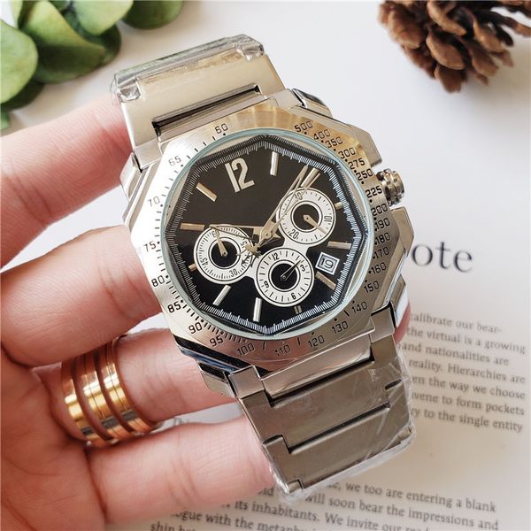 luxe mens watches calendar fashion stainless steel multi-function quartz wristwatches 42mm men sapphire casual sports watch, Slivery;brown
luxe mens watches calendar fashion stainless steel multi-function quartz wristwatches 42mm men sapphire casual sports watch, Slivery;brown