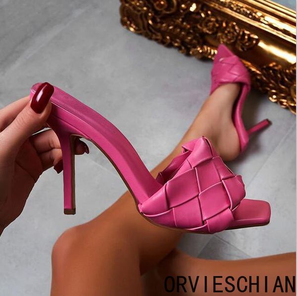2020 foreign trade new european station square toe super high heels muller shoes cool drag high heels slippers, Black
2020 foreign trade new european station square toe super high heels muller shoes cool drag high heels slippers, Black