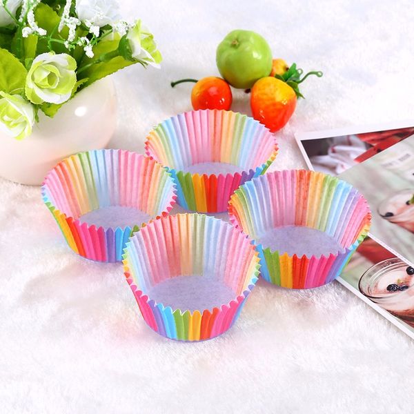 100 pcs rainbow color cupcake liner cupcake paper baking cup muffin cases cake mold small cake box cup tray decorating tools
100 pcs rainbow color cupcake liner cupcake paper baking cup muffin cases cake mold small cake box cup tray decorating tools
