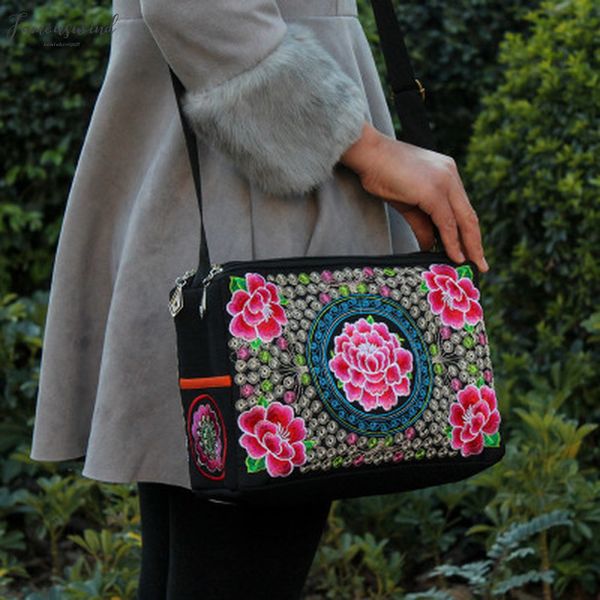 national embroidery shopping handbagfloral embroidered three zipperr bags ethnic floral national bohemian lady canvas carrier
national embroidery shopping handbagfloral embroidered three zipperr bags ethnic floral national bohemian lady canvas carrier
