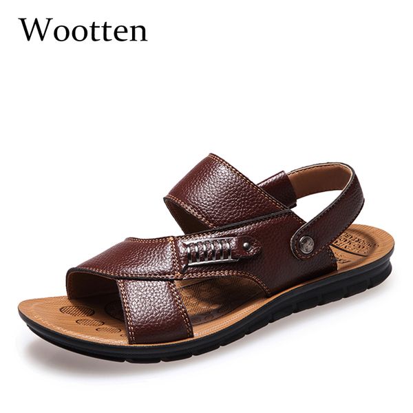 2019 summer plus size men sandals casual genuine leather outdoor gladiator light fashion comfortable roman men shoes #628, Black
2019 summer plus size men sandals casual genuine leather outdoor gladiator light fashion comfortable roman men shoes #628, Black