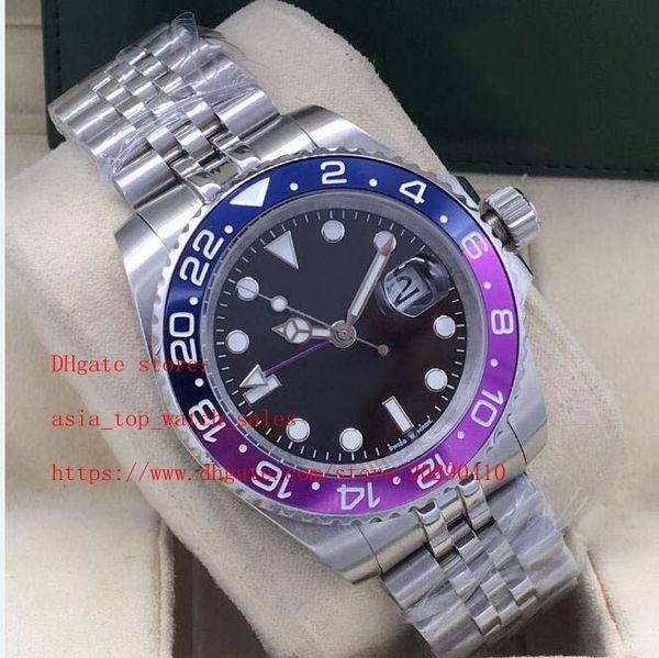 2019 latest version 2 style gmt 126710 116719 40mm ceramic bezel black dial asian 2813 mechanical automatic man watches, Slivery;brown
2019 latest version 2 style gmt 126710 116719 40mm ceramic bezel black dial asian 2813 mechanical automatic man watches, Slivery;brown