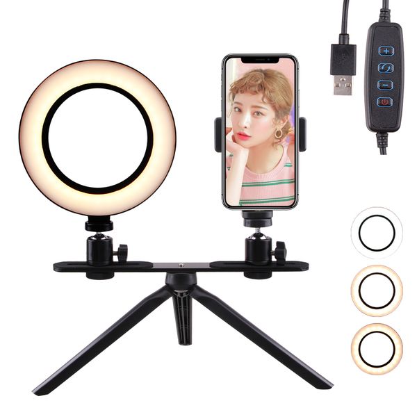 6 inch pgraphy ring lamp dimmable led studio youtube video live camera light with phone holder usb plug tripod
6 inch pgraphy ring lamp dimmable led studio youtube video live camera light with phone holder usb plug tripod