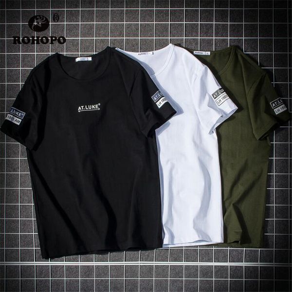 2 pieces summer cotton loose men t shirt short sleeve college male preppy pullover tees letter normcore t shirts man, White;black
2 pieces summer cotton loose men t shirt short sleeve college male preppy pullover tees letter normcore t shirts man, White;black