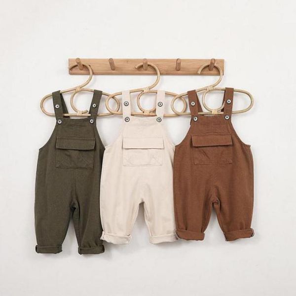 spring new baby girl overalls children casual trouser boy jumpsuit kids toddler pants baby jumpsuits y200704, Blue
spring new baby girl overalls children casual trouser boy jumpsuit kids toddler pants baby jumpsuits y200704, Blue