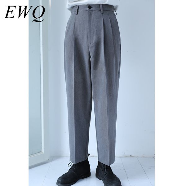 men's suits & blazers ewq / wear casual loose straight pants male 2021 spring fashion trend all-match suit high quliaty trousers 9y765, White;black
men's suits & blazers ewq / wear casual loose straight pants male 2021 spring fashion trend all-match suit high quliaty trousers 9y765, White;black