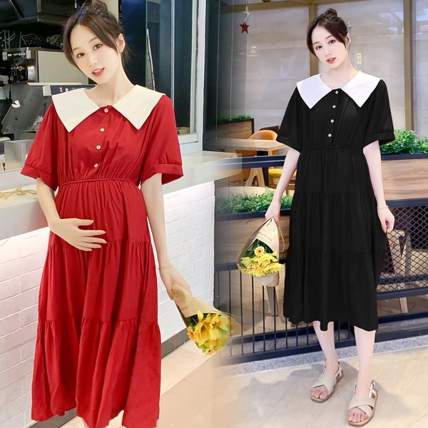 postpartum women breastfeeding dress turn-down collar high waist maternity nursing clothes office lady lactation dress black red, White
postpartum women breastfeeding dress turn-down collar high waist maternity nursing clothes office lady lactation dress black red, White