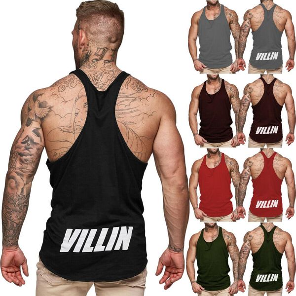 bodybuilding tank gym stringer workout vest singlet men fitness shirt us, White;black
bodybuilding tank gym stringer workout vest singlet men fitness shirt us, White;black