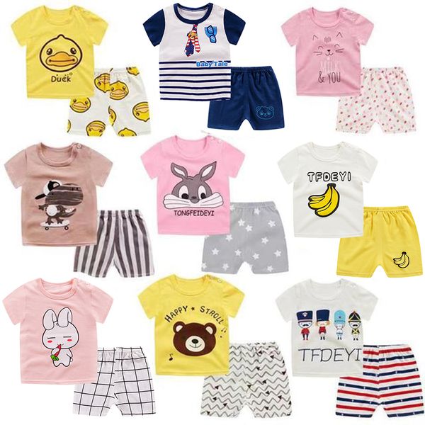 2pcs/set boys girls soft cotton short sleeves shirt + shorts suit home wear
2pcs/set boys girls soft cotton short sleeves shirt + shorts suit home wear