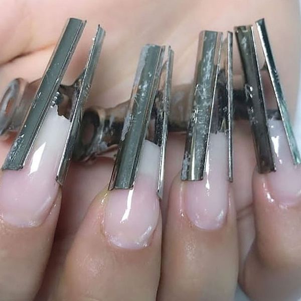 6pcs/lot stainless steel c curve nail pinching tool 4colors suitable for fiberglass nail extension, Silver
6pcs/lot stainless steel c curve nail pinching tool 4colors suitable for fiberglass nail extension, Silver