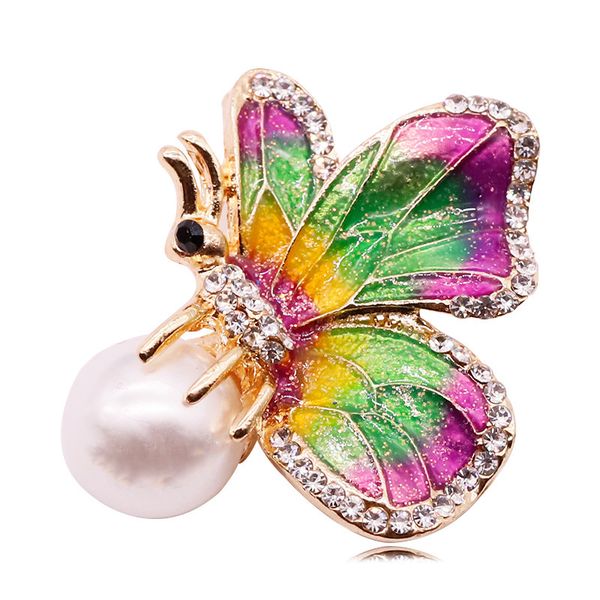 originality fund butterfly pearl brooch alloy oil dripping insect brooch woman accessories product pin buckle, Gray
originality fund butterfly pearl brooch alloy oil dripping insect brooch woman accessories product pin buckle, Gray