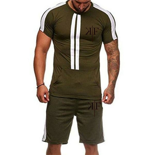 new fashion sportswear men's two-piece short t-shirt + shorts summer cool sportswear suit men's jogging casual suit, Gray
new fashion sportswear men's two-piece short t-shirt + shorts summer cool sportswear suit men's jogging casual suit, Gray