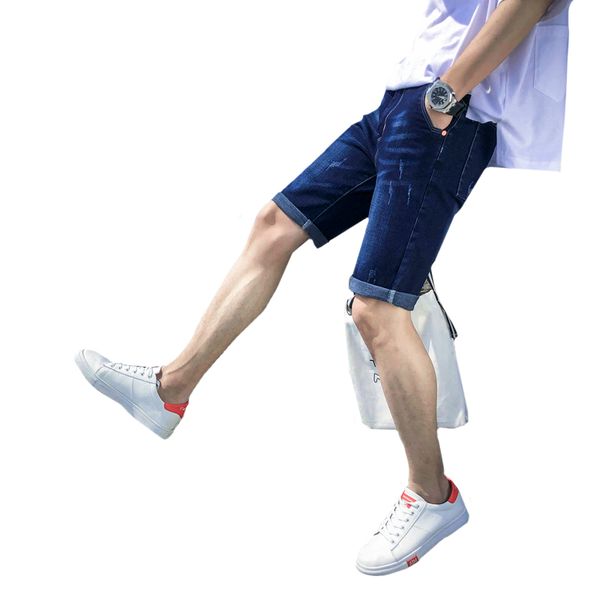 hot summer 2019 new men's fashion high-quality goods leisure cowboy shorts hole male denim shorts men casual jeans 810, Blue
hot summer 2019 new men's fashion high-quality goods leisure cowboy shorts hole male denim shorts men casual jeans 810, Blue
