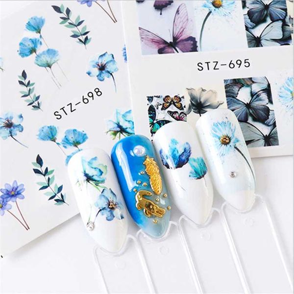 24pcs nail watercolor flower world sticker set diy nail applique adhesive manicure skill art decoration, Black
24pcs nail watercolor flower world sticker set diy nail applique adhesive manicure skill art decoration, Black