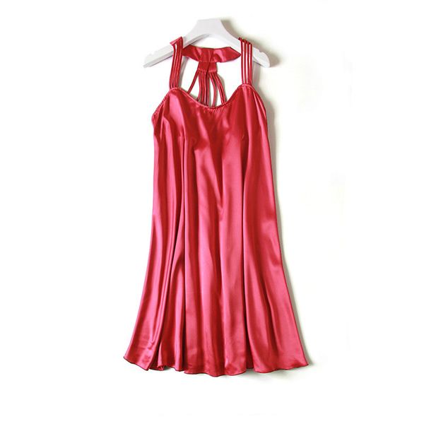 women's sleepwear satin backless spaghetti strap nightgown women print nightdress 2021 spring summer intimate lingerie homewear, Black;red
women's sleepwear satin backless spaghetti strap nightgown women print nightdress 2021 spring summer intimate lingerie homewear, Black;red