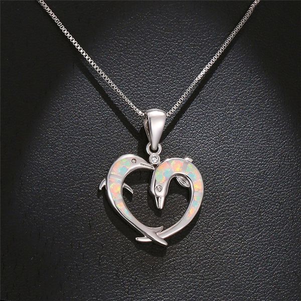 luxury female big dolphin heart pendants necklaces 925 silver wedding necklaces for women blue white fire opal necklace
luxury female big dolphin heart pendants necklaces 925 silver wedding necklaces for women blue white fire opal necklace