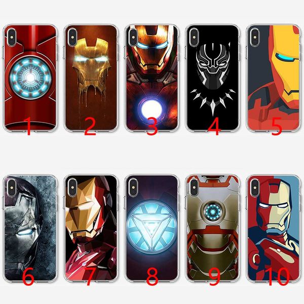 

Marvel Avengers Heroes Мягкий силиконовый чехол для телефона TPU для iPhone 5 5S SE 6 6 S 7 8 Plus XR XS Max кр