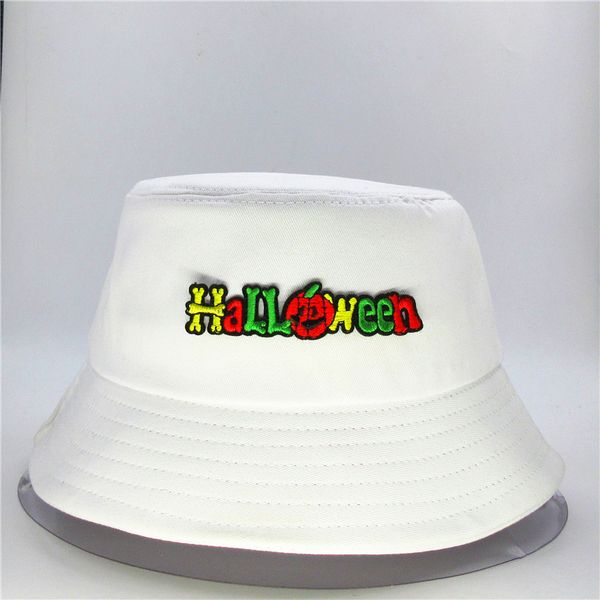 the new style halloween letter embroidery bucket hat fisherman hat outdoor travel sun cap hats for child men and women 287
the new style halloween letter embroidery bucket hat fisherman hat outdoor travel sun cap hats for child men and women 287