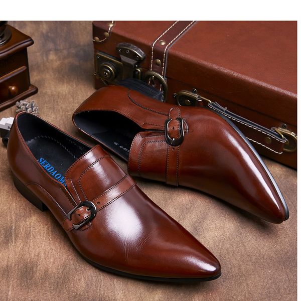 business pointed toe leather shoes mens oxford dress shoes genuine leather wedding men, Black
business pointed toe leather shoes mens oxford dress shoes genuine leather wedding men, Black