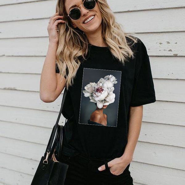 feather flower woman streetwear female t-shirt leisure o-neck trend tshirt sumemr new fashion t shirt women harajuku, White
feather flower woman streetwear female t-shirt leisure o-neck trend tshirt sumemr new fashion t shirt women harajuku, White