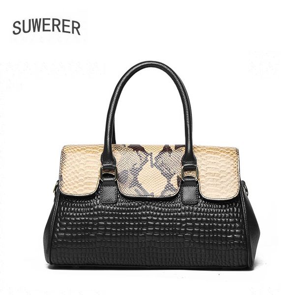 suwerer 2020 new women genuine leather bag fashion serpentine stitching handbags tote women leather shoulder bag
suwerer 2020 new women genuine leather bag fashion serpentine stitching handbags tote women leather shoulder bag