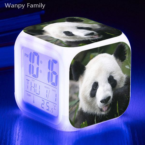 panda alarm clock 7 color glowing led big screen displays time calendars touch sensing multifunctio digital clock
panda alarm clock 7 color glowing led big screen displays time calendars touch sensing multifunctio digital clock